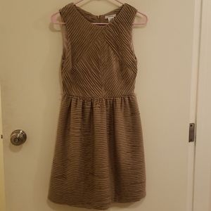 Tan textured dress